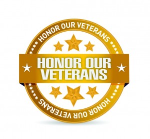 honor our veterans goal seal illustration